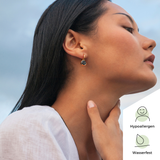 Foto von Hoop clip earrings with pendants • Mix & Match ear clips • 14mm