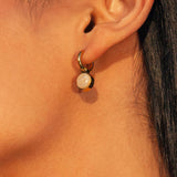 Foto von Hoop earrings with pendants • Mix & Match earrings • 12mm
