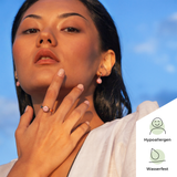 Foto von Hoop earrings with pendants • Mix & Match earrings • 12mm