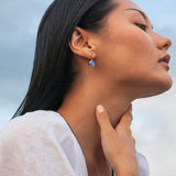 Foto von Hoop earrings with pendants • Mix & Match earrings • 12mm