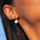 Foto von Hoop clip earrings with pendants • Mix & Match ear clips • 14mm