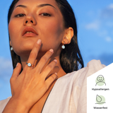 Foto von Hoop earrings with pendants • Mix & Match earrings • 12mm