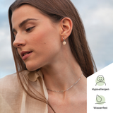 Foto von Hoop earrings with pendants • Mix & Match earrings • 12mm