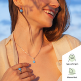 Foto von Hoop earrings with pendants • Mix & Match earrings • 12mm