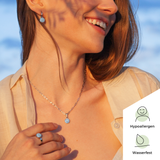 Foto von Hoop earrings with pendants • Mix & Match earrings • 12mm