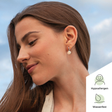 Foto von Hoop earrings with pendants • Mix & Match earrings • 12mm