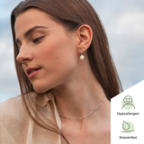 Foto von Hoop clip earrings with pendants • Mix & Match ear clips • 14mm