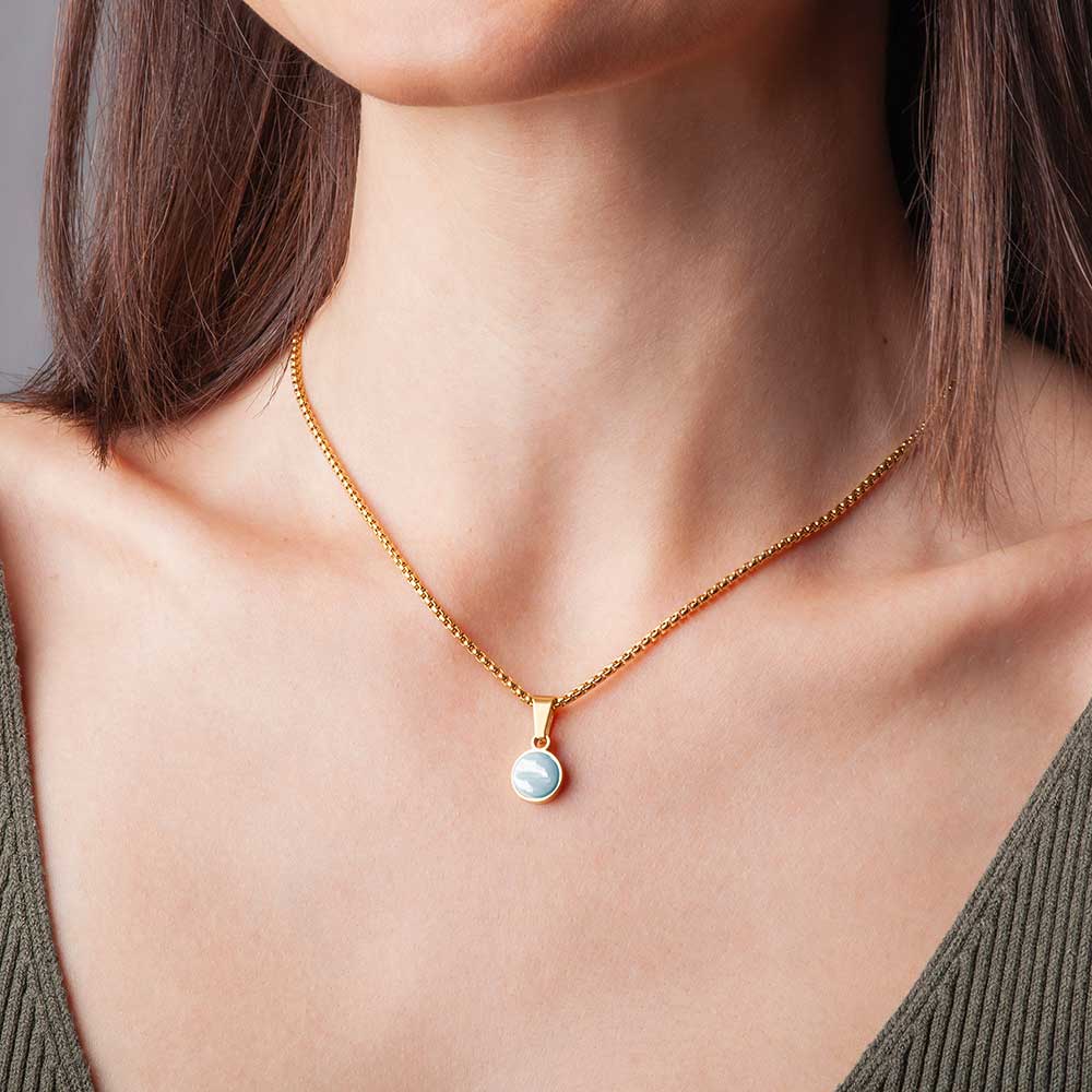 Foto von Kurze Kette mit Anhänger • Mix & Match Halskette