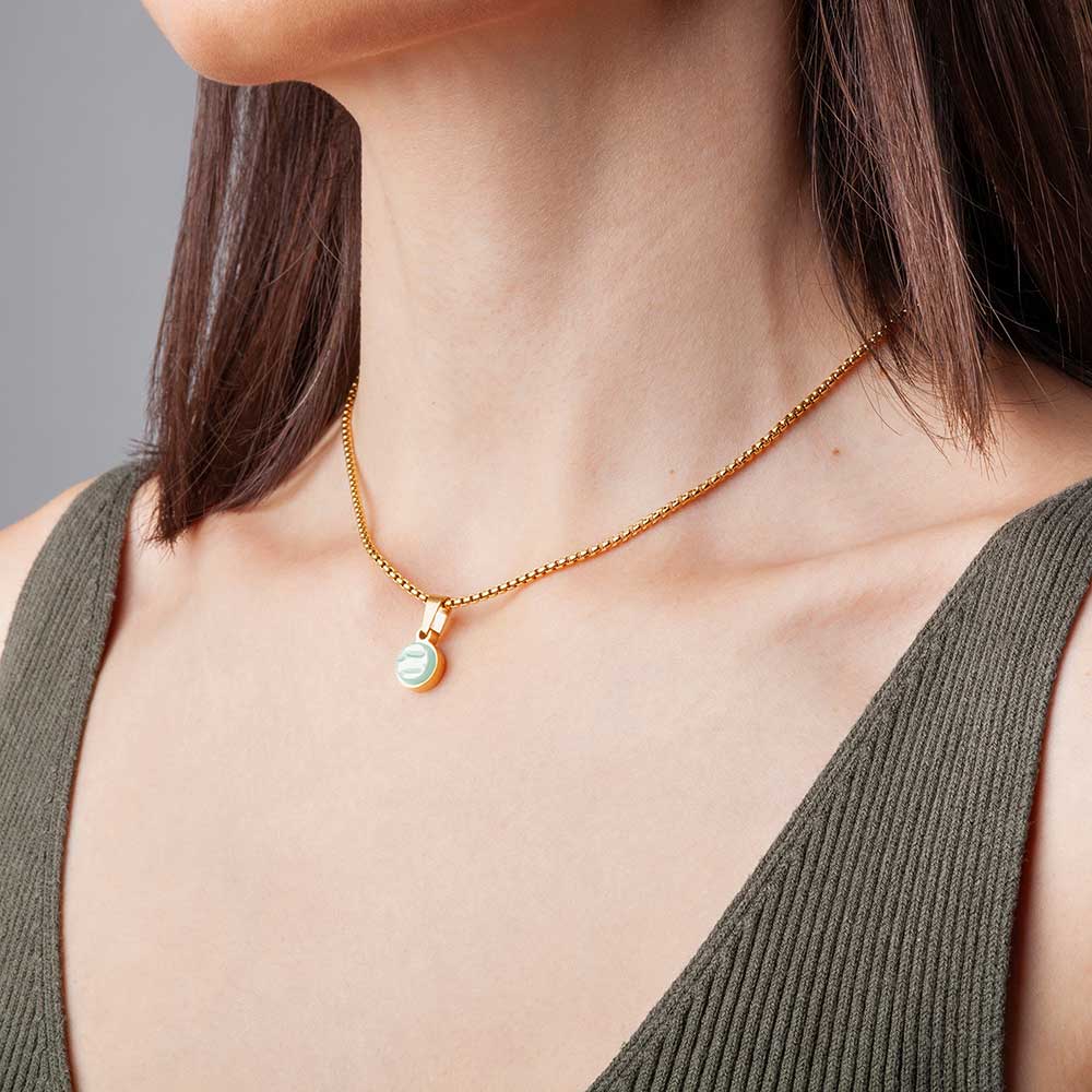 Foto von Kurze Kette mit Anhänger • Mix & Match Halskette