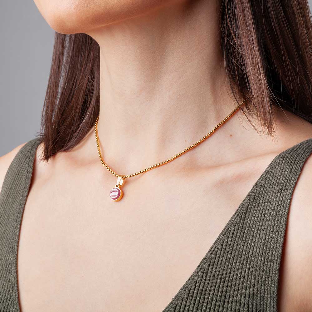 Foto von Kurze Kette mit Anhänger • Mix & Match Halskette