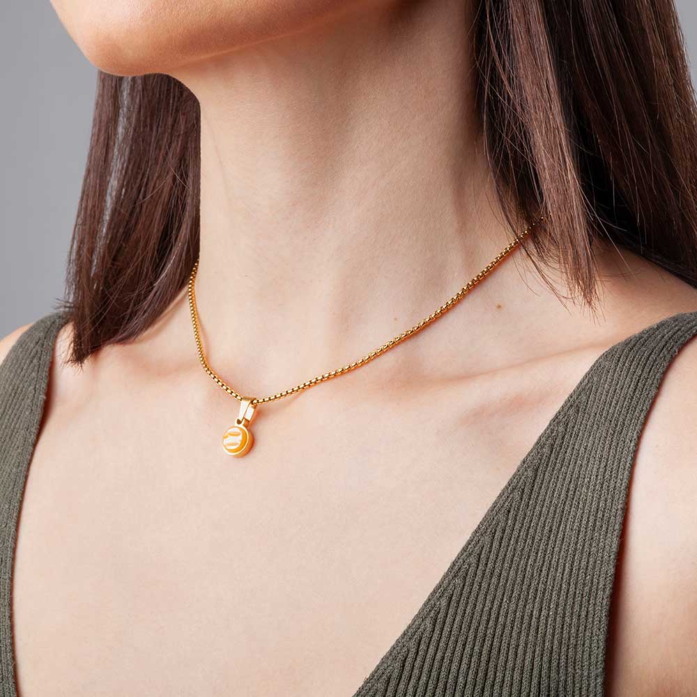 Foto von Kurze Kette mit Anhänger • Mix & Match Halskette