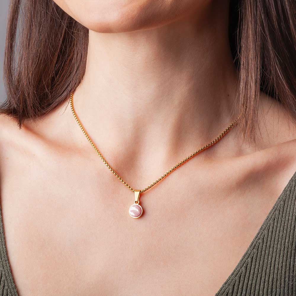 Foto von Kurze Kette mit Anhänger • Mix & Match Halskette