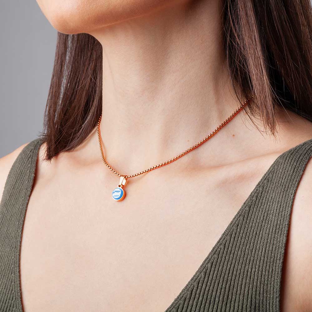 Foto von Kurze Kette mit Anhänger • Mix & Match Halskette