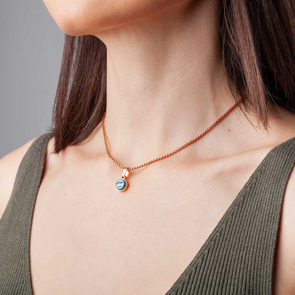 Foto von Kurze Kette mit Anhänger • Mix & Match Halskette