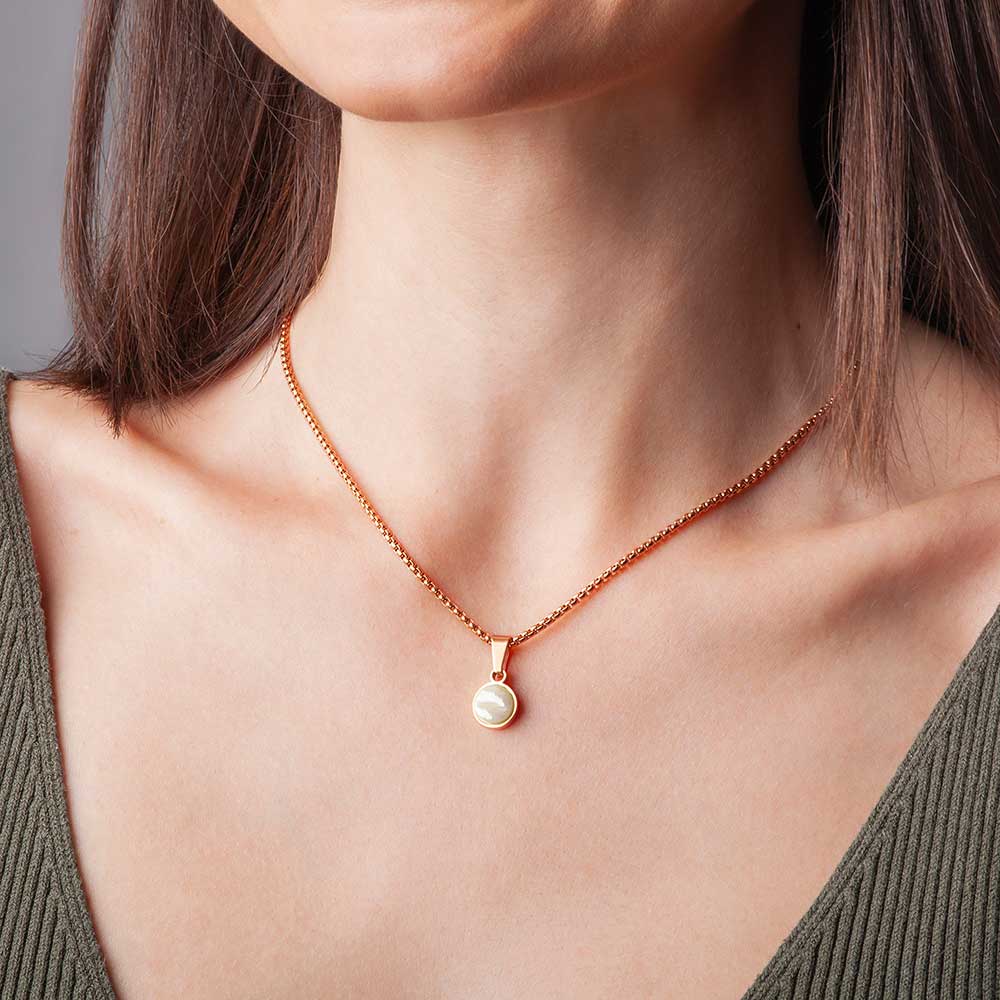 Foto von Kurze Kette mit Anhänger • Mix & Match Halskette