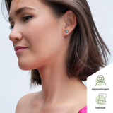 Foto von Geometrische Ohrringe klein  • 4mm