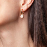 Foto von Hoop earrings with charms • Mix & Match earrings • 16mm