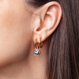 Foto von Hoop earrings with charms • Mix & Match earrings • 16mm