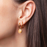 Foto von Hoop earrings with charms • Mix & Match earrings • 16mm