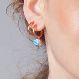 Foto von Ohrclip Creolen mit Einhänger • Mix & Match Ohrclips • 18mm Foto von Ohrclip Creolen mit Einhänger • Mix & Match Ohrclips • 18mm