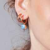Foto von Hoop earrings with charms • Mix & Match earrings • 16mm