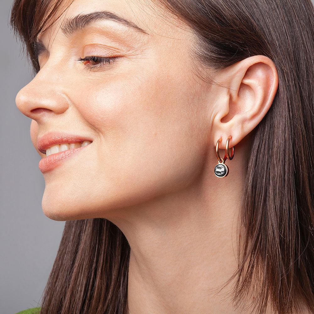 Foto von Creolen mit Charms  • Mix & Match Ohrringe • 16mm
