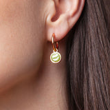 Foto von Hoop earrings with charms • Mix & Match earrings • 16mm
