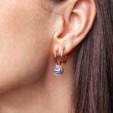 Foto von Hoop earrings with charms • Mix & Match earrings • 16mm