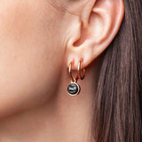 Foto von Hoop earrings with charms • Mix & Match earrings • 16mm