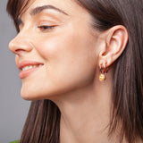 Foto von Hoop earrings with charms • Mix & Match earrings • 16mm