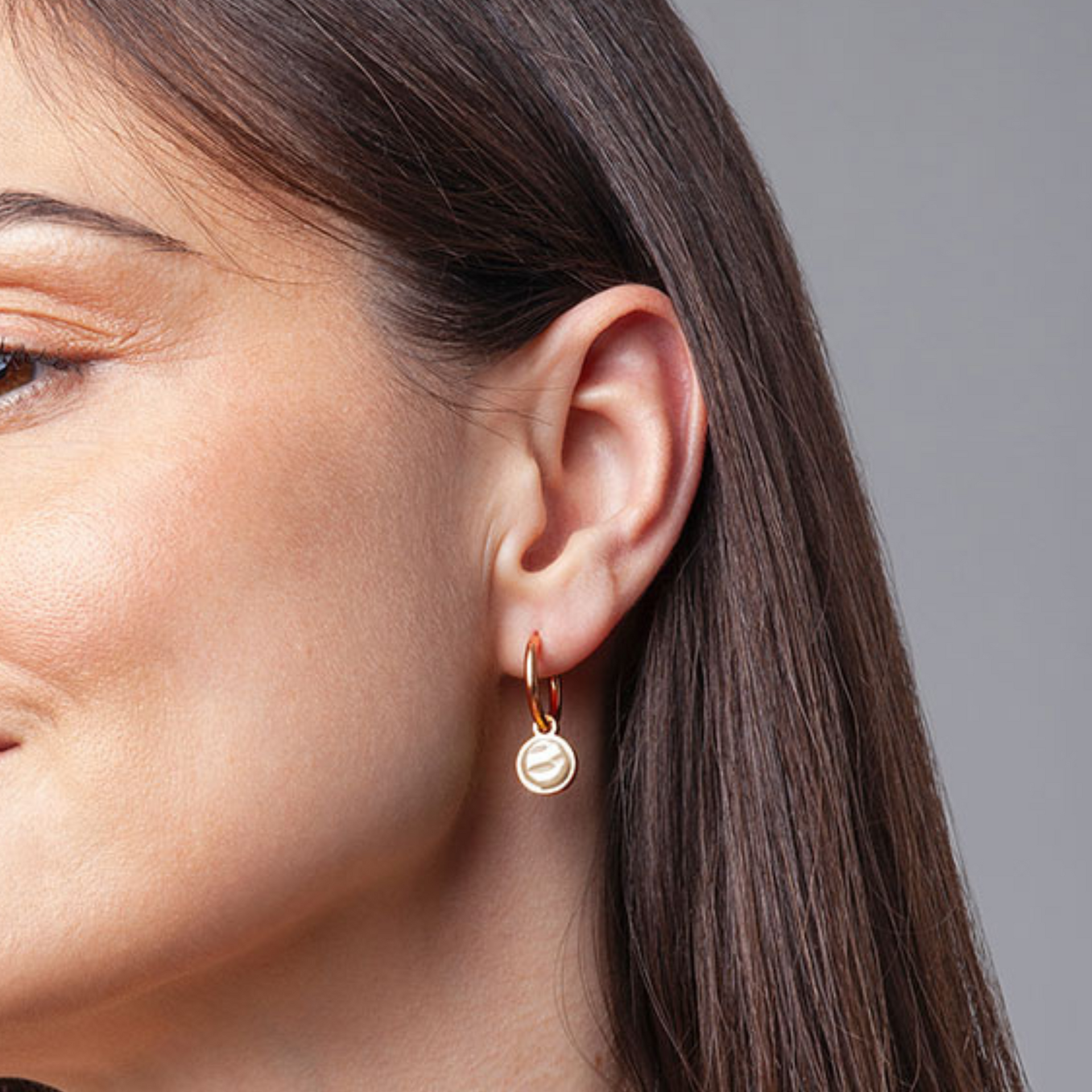 Foto von Hoop earrings with charms • Mix & Match earrings • 16mm