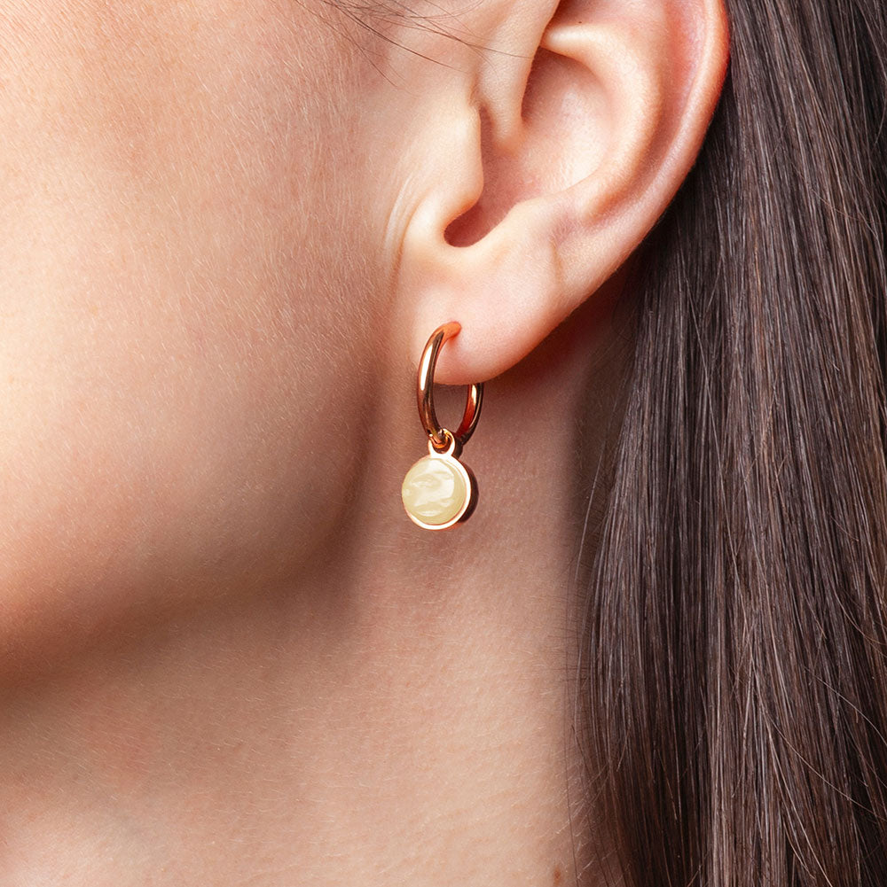 Foto von Hoop earrings with charms • Mix & Match earrings • 16mm