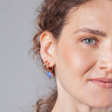 Foto von Hoop earrings with charms • Mix & Match earrings • 16mm