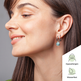 Foto von Hoop earrings with charms • Mix & Match earrings • 16mm