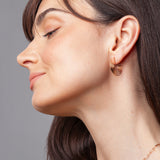 Foto von "Rainbow" hoop earrings • 23mm