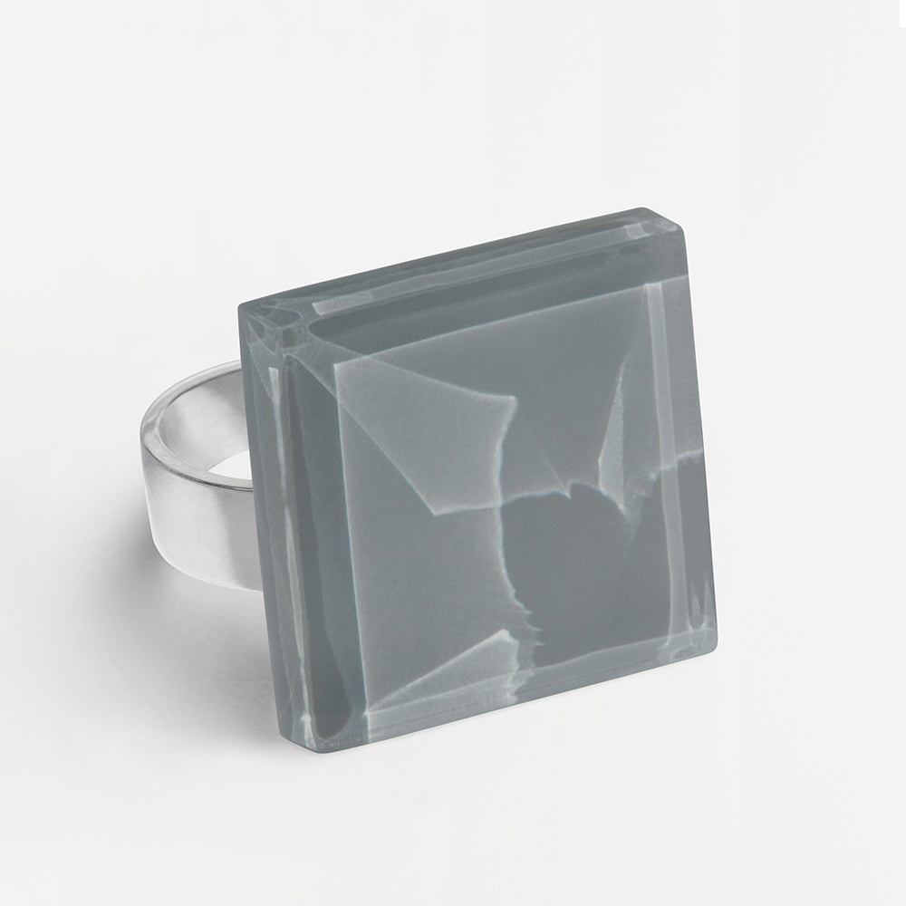 Foto von Statement ring with 20mm stone • adjustable size