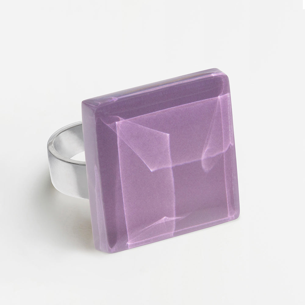 Foto von Statement Ring mit Stein 20mm • größenverstellbar