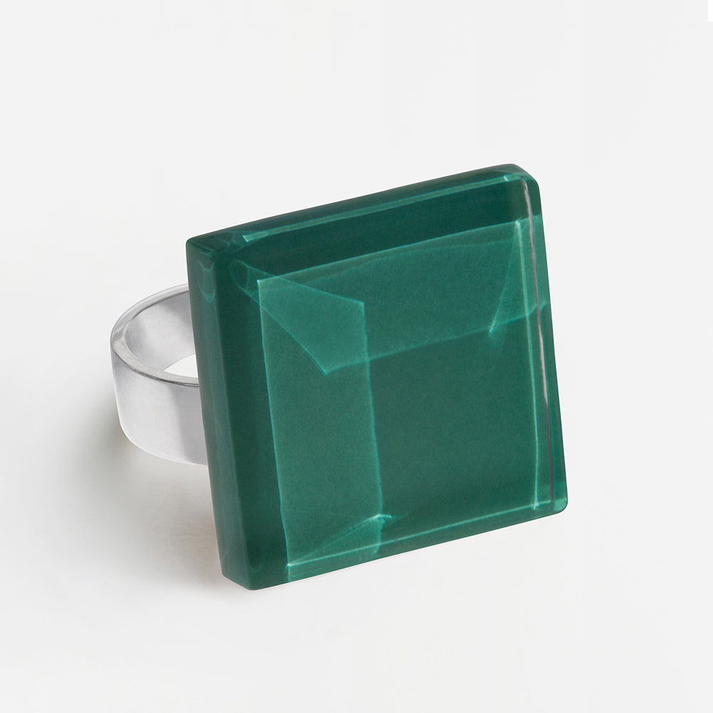 Foto von Statement ring with 20mm stone • adjustable size