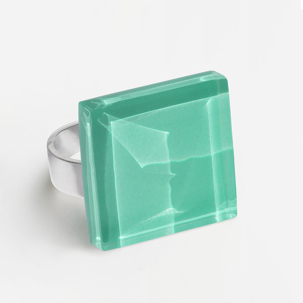 Foto von Statement ring with 20mm stone • adjustable size