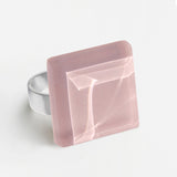 Statement ring with 20mm stone • adjustable size