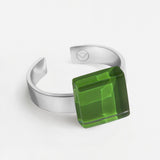Kleiner Ring mit Stein 10mm • größenverstellbar Kleiner Ring mit Stein 10mm • größenverstellbar
