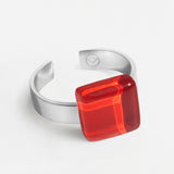 Kleiner Ring mit Stein 10mm • größenverstellbar Kleiner Ring mit Stein 10mm • größenverstellbar