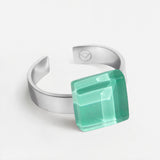 Kleiner Ring mit Stein 10mm • größenverstellbar Kleiner Ring mit Stein 10mm • größenverstellbar