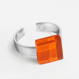 Kleiner Ring mit Stein 10mm • größenverstellbar Kleiner Ring mit Stein 10mm • größenverstellbar