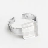 Kleiner Ring mit Stein 10mm • größenverstellbar Kleiner Ring mit Stein 10mm • größenverstellbar