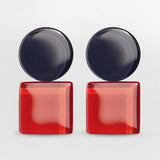 Geometrische Clip Ohrringe Geometrische Clip Ohrringe