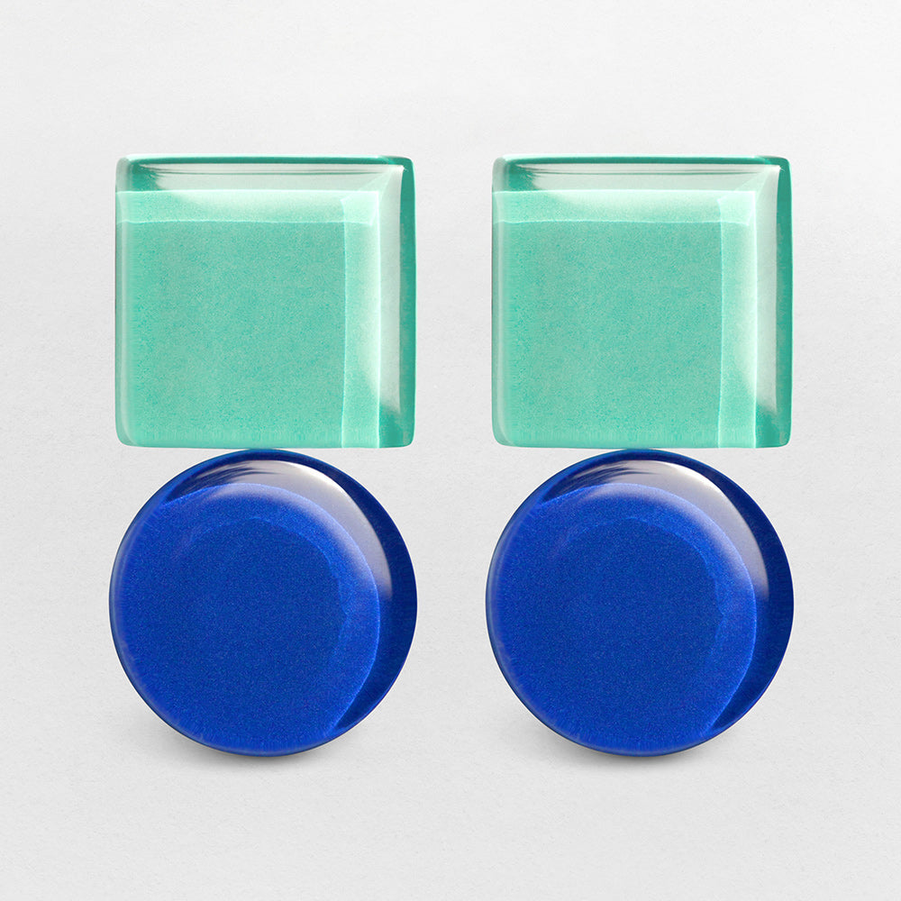 Geometrische Statement Ohrringe