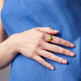 Foto von Adjustable ring with stone • 8mm