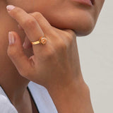Foto von Verstellbarer Ring mit Stein • 8mm Foto von Verstellbarer Ring mit Stein • 8mm