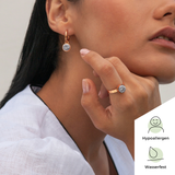 Foto von Adjustable ring with stone • 8mm